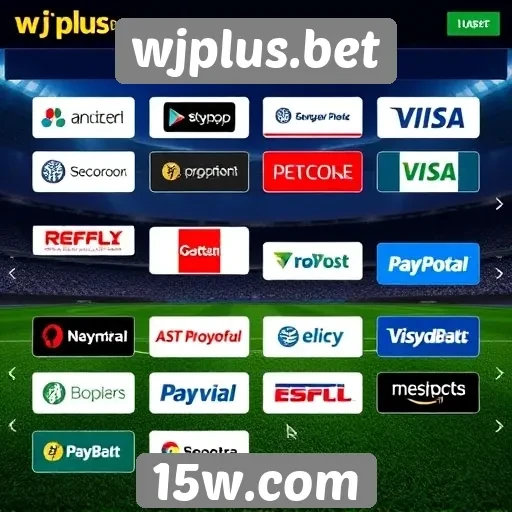 Métodos de pagamento disponíveis no wjplus.bet